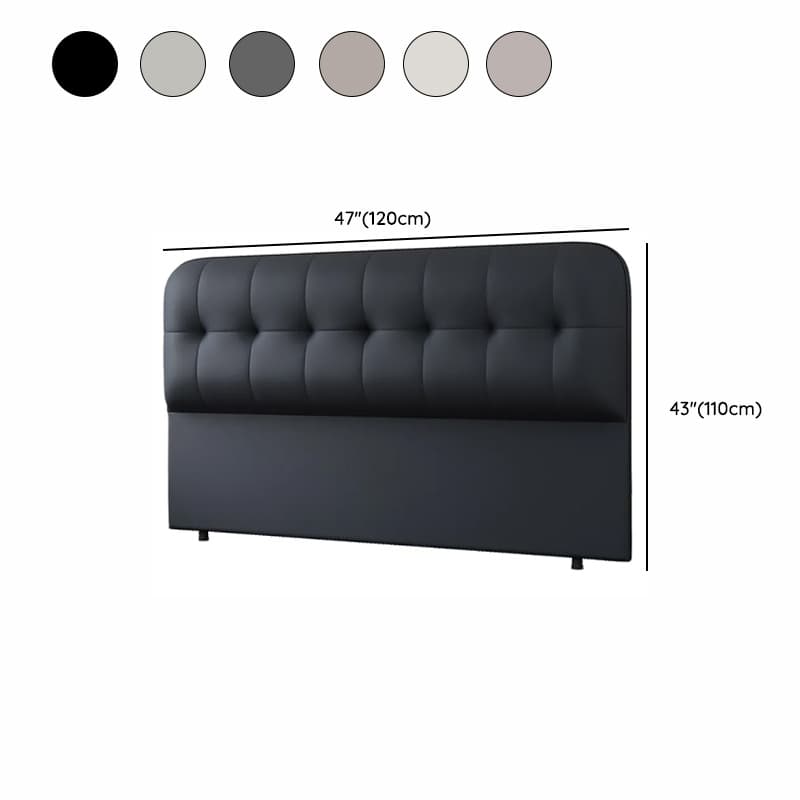 King(76"W x 80"L)/Queen(60"W x 80"L)/Full(54"W x 75"L) Button-tufted Rectangular Panel Headboard with Lumber Frame, Sponge and With Legs, Standard（36-55“） H thumbnail 13