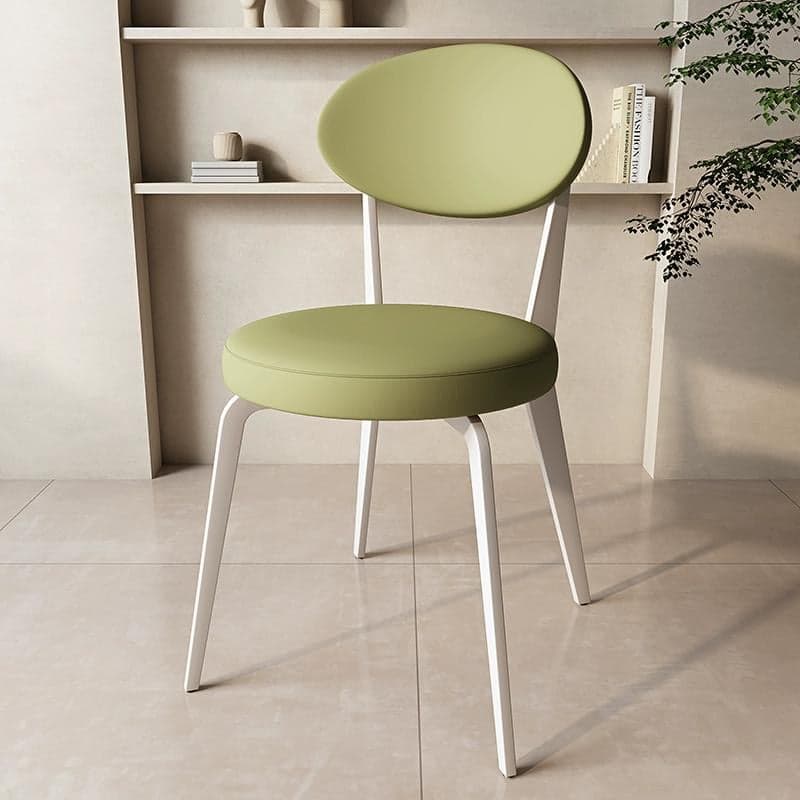 Dining Room Open Back Upholstered Dining Side Chair with Metal Frame thumbnail 1