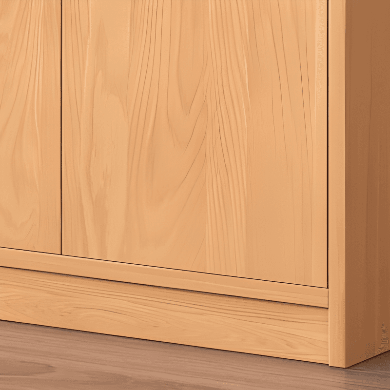 Wood Color Nordic Unfixed Wardrobe Closet thumbnail 8