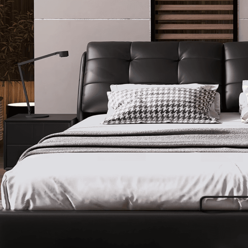 Solid Color Storage Bed/Platform Bed with Pine Wood Frame, Button-tufted for Living Room thumbnail 2