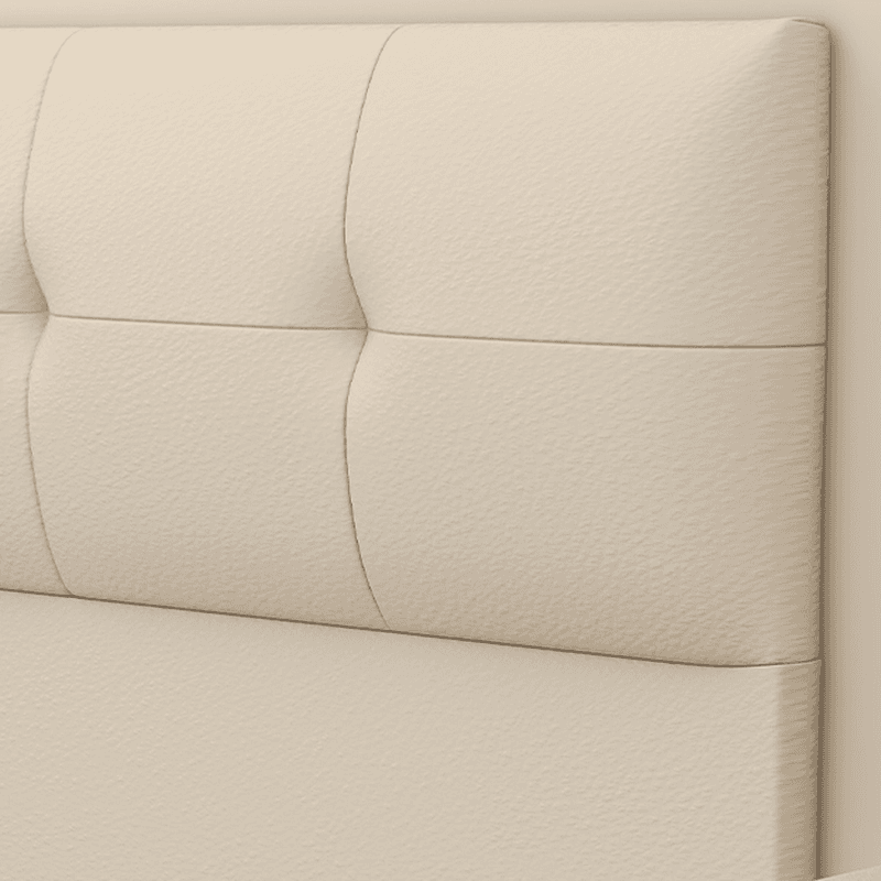 Simplistic Panel Headboard with No Distressing, Piled Tufted Design, Rectangular Shape for Queen/Full/Twin XL Bed, Featuring Sponge Upholstery and Standard Height thumbnail 13