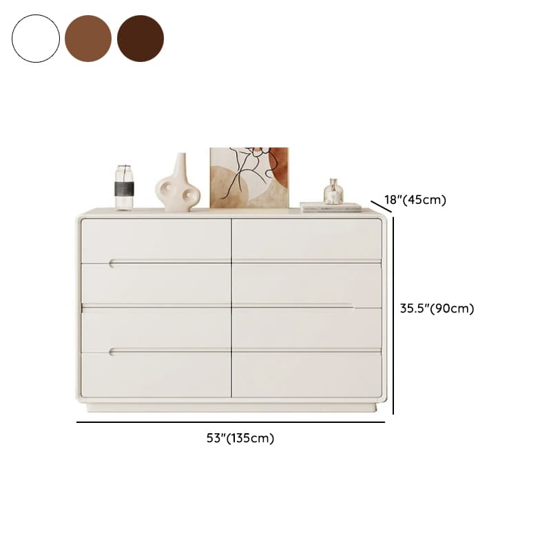 Simplistic Bleached Wood Lingerie Chest/Double Dresser/Bachelor Chest with 5/4/6 Drawers in Vertical/Horizontal Orientation thumbnail 25