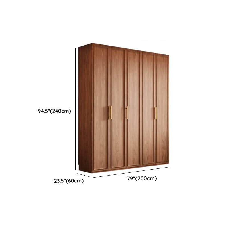 Acorn Minimalist Wooden Independent Wardrobe Closet with Soft Close Drawer, Soft Close Door, and Interior Shelves thumbnail 21