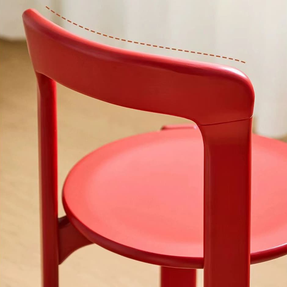 Framed Stable Orange/Green/Blue Solid Wood Side Chair with Foot Pads in a Modern Style thumbnail 13