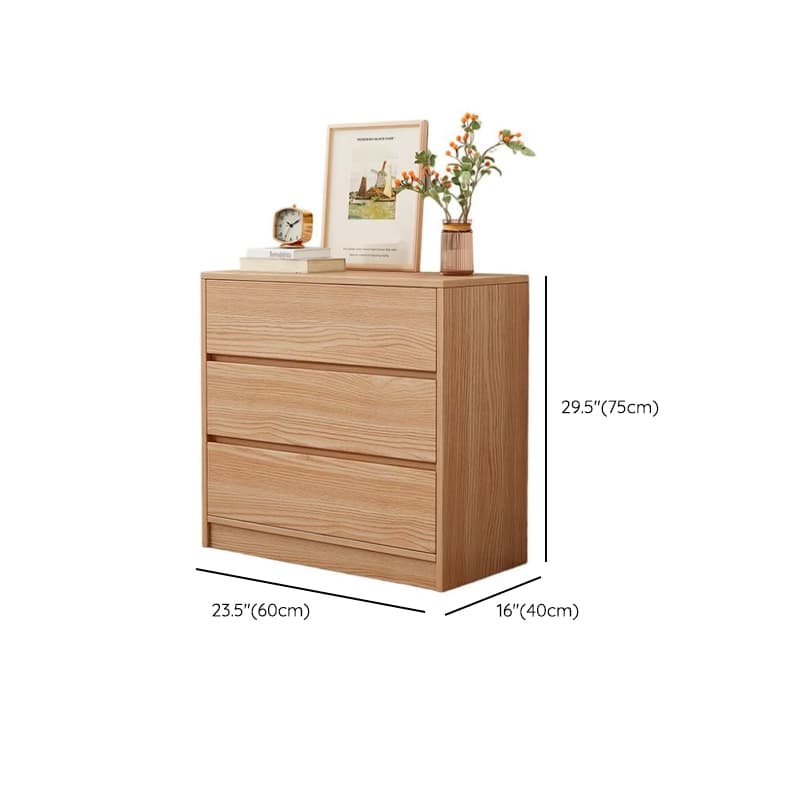 Natural Simplistic Natural Wood Double Dresser/Bachelor Chest/Lingerie Chest with 6/8/5 Drawers in Horizontal/Vertical Orientation thumbnail 10