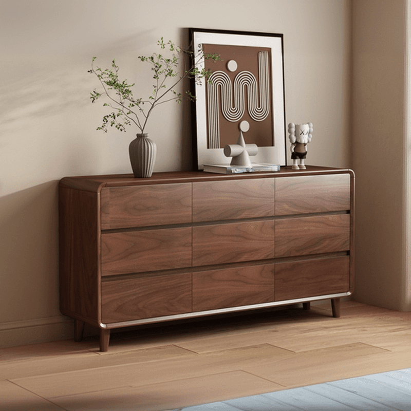 Cocoa Casual Rubberwood Double Dresser/Lingerie Chest with 6/9/5 Drawers Horizontal/Vertical thumbnail 17