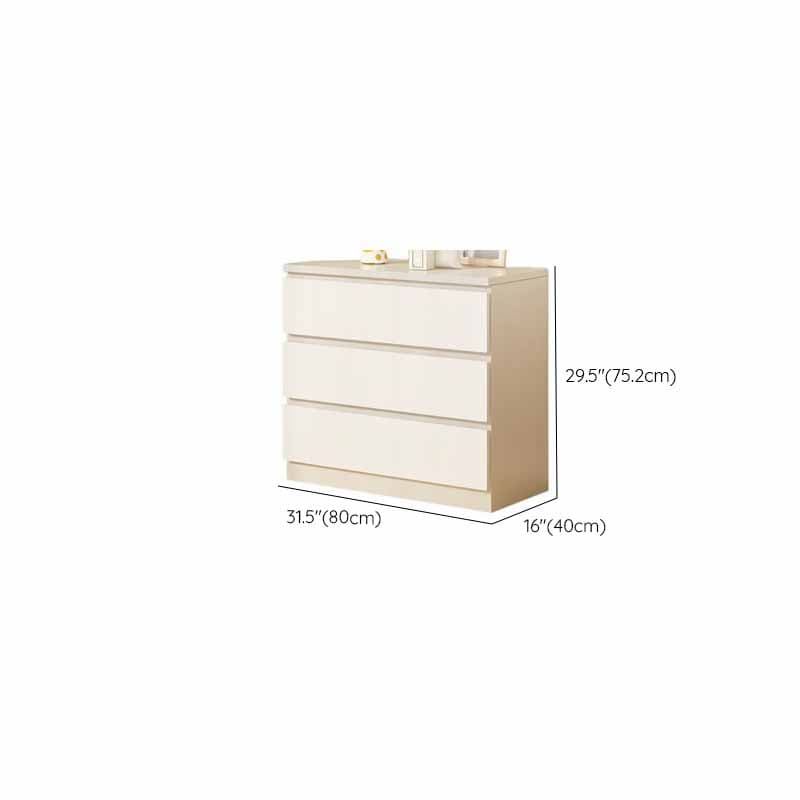 White Simple Manufactured Wood Console Dresser/Bachelor Chest/Lingerie Chest with 10/5/8 Drawers in Horizontal/Vertical Orientation thumbnail 9