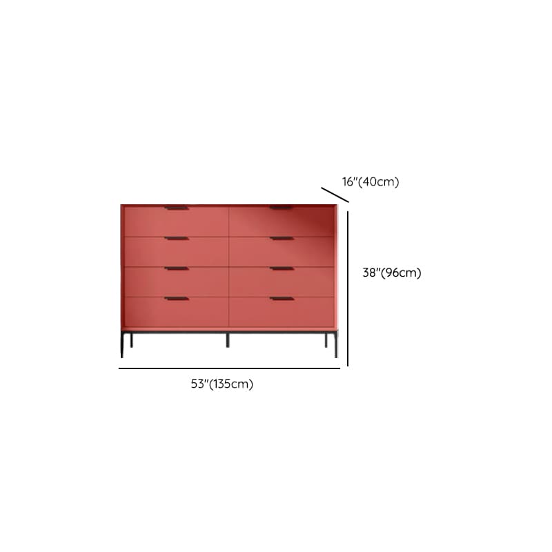 Modern Solid+Engineered Wood 5 Tiers/3 Tiers/4 Tiers Double Dresser/Semainier/Bachelor Chest thumbnail 38
