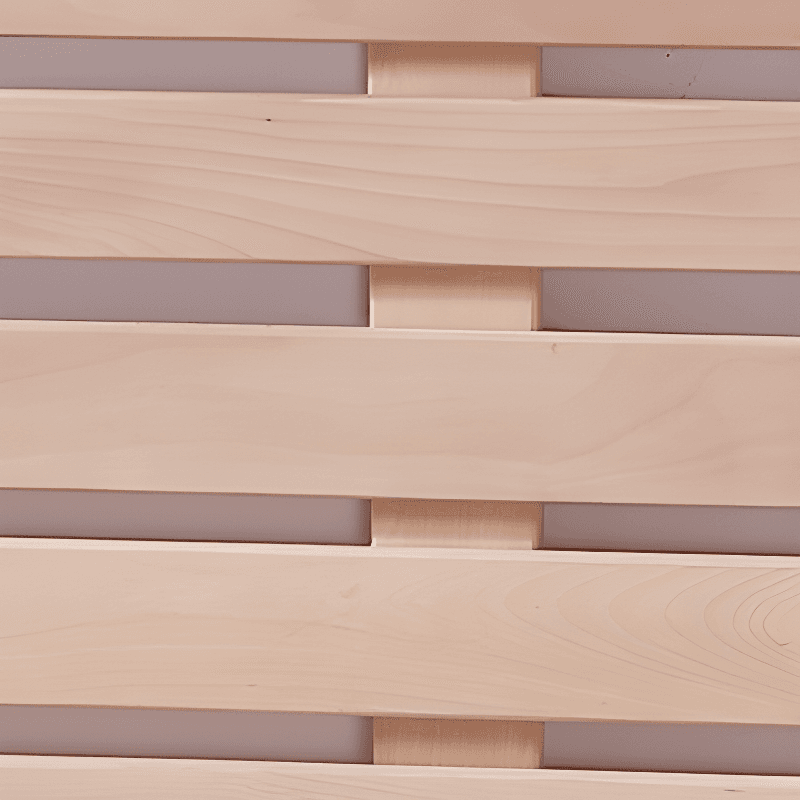 Scandinavian No Distressing Standard（36-55“） King(76"W x 80"L)/Queen(60"W x 80"L)/Full(54"W x 75"L) Beech Wood Panel/Slat Headboard, Solid Wood thumbnail 5