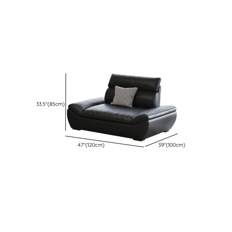 Drawing Room Standard Sofa in Mocha Pu Leather thumbnail 16
