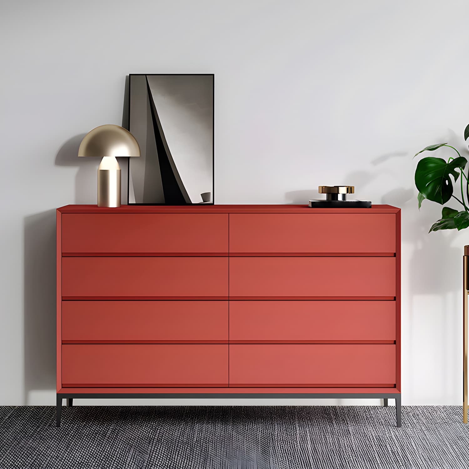 Minimalist Wood Double Dresser for Neat and Stylish Organizing thumbnail 4