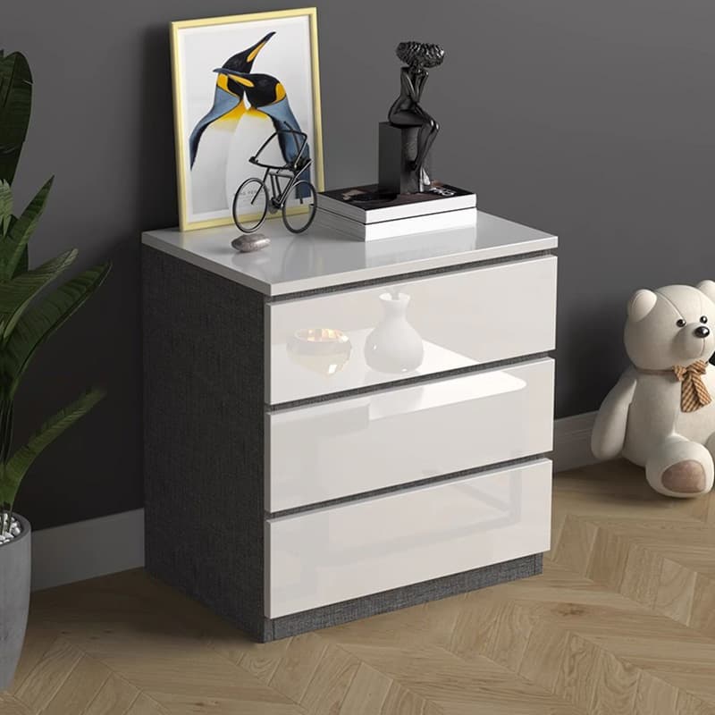 Contemporary Vertical/Horizontal Bleached Wood Semainier/Double Dresser/Bachelor Chest Pale Wood Finish 6 Drawers/5 Drawers/4 Drawers for Master Bedroom