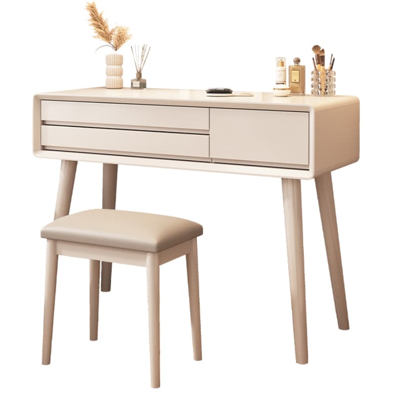 With Desk Antique No floating Push-Pull Makeup Vanity thumbnail 12