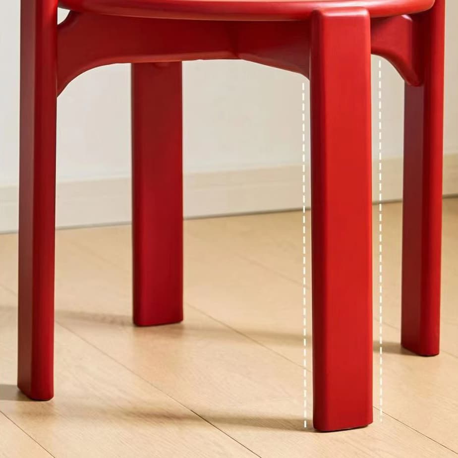 Framed Stable Orange/Green/Blue Solid Wood Side Chair with Foot Pads in a Modern Style thumbnail 15