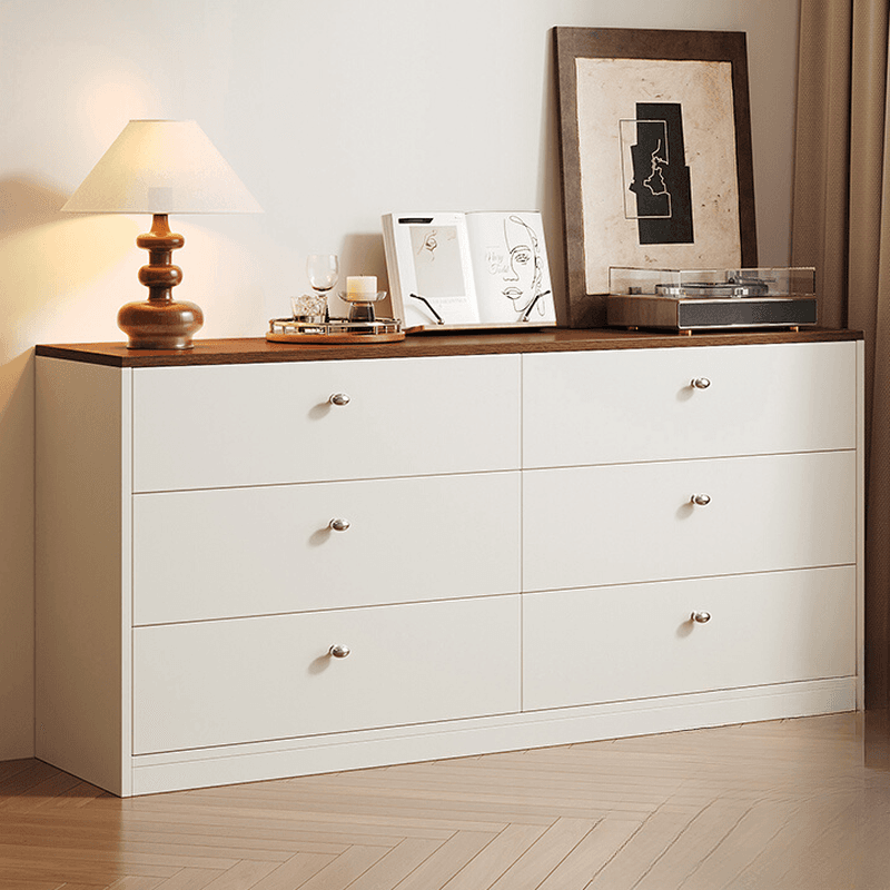 Simple Reclaimed Wood Double Dresser/Bachelor Chest with 8/6/4 Drawers in Horizontal/Vertical Orientation thumbnail 4