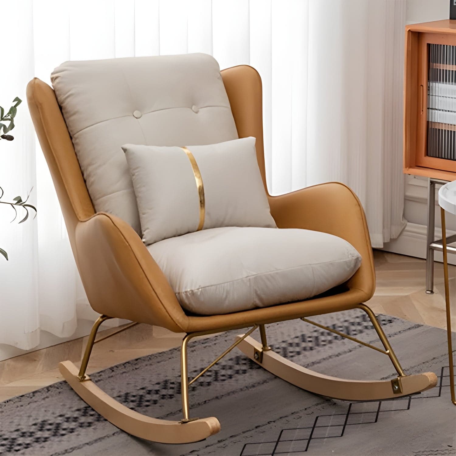 Modern Style Lounge Leisure Rocking Chair Home Lazy Sofa Chair thumbnail 5