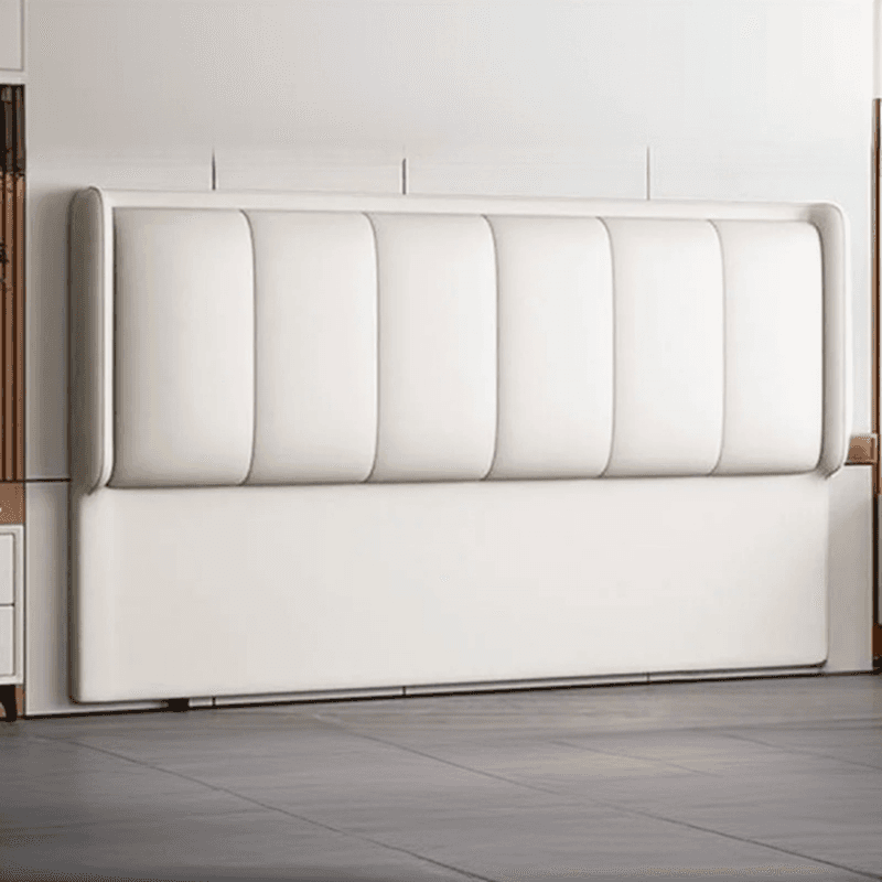 Simplistic Style Wingback Headboard in Lumber with No Distressing, Rectangular Shape for King/Queen/Full Bed, Featuring Sponge Upholstery Fill and Standard Height thumbnail 11