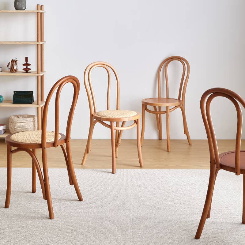 Reliable Outlined Intertwined Armless Chair for Restaurant Use thumbnail 7