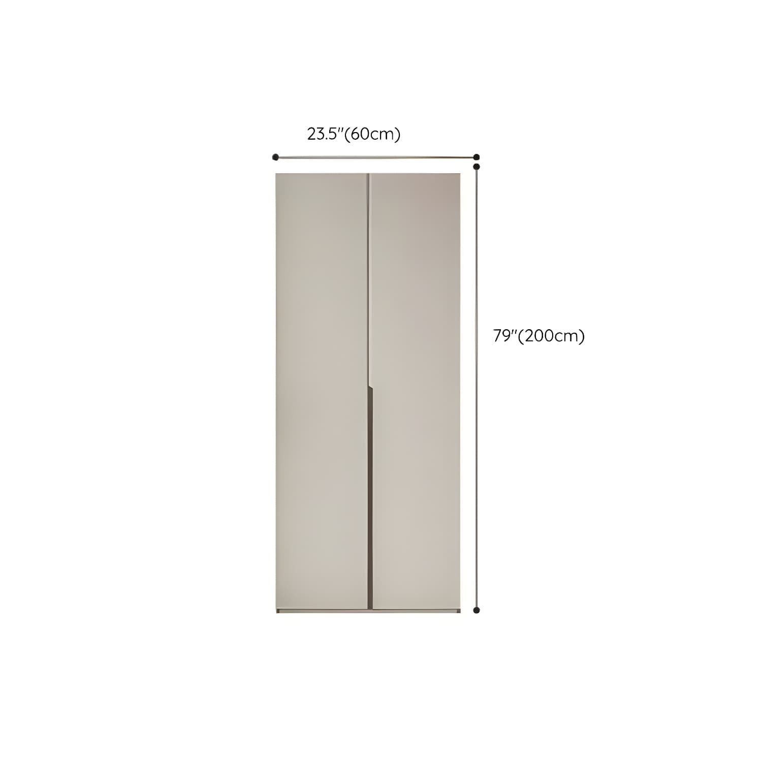 Modern Grey Wood Armoire with Solid Construction and Limited Warranty thumbnail 20