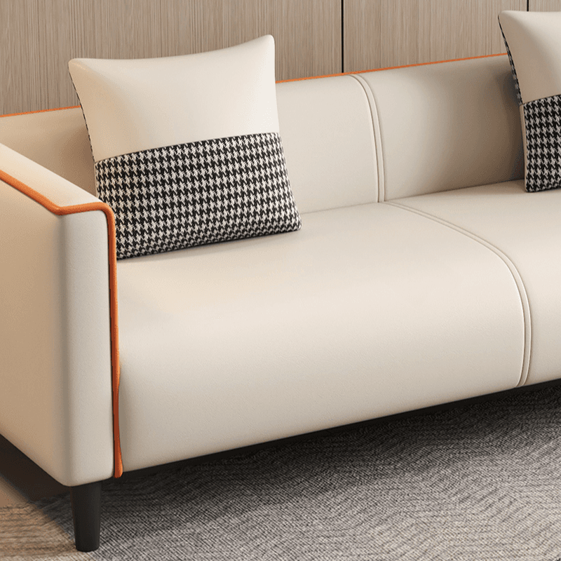 Standard Sofa/Loveseat/Single Sofa in Synthetic Leather, Available in Grey/Dark Blue/Light Green with Arm thumbnail 12