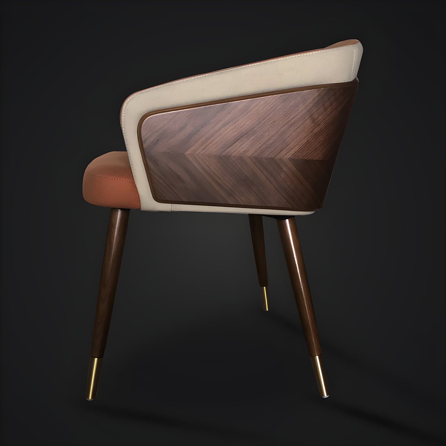 Contemporary Style Wooden Dining Chair Parsons Dining Arm Single Chair thumbnail 9