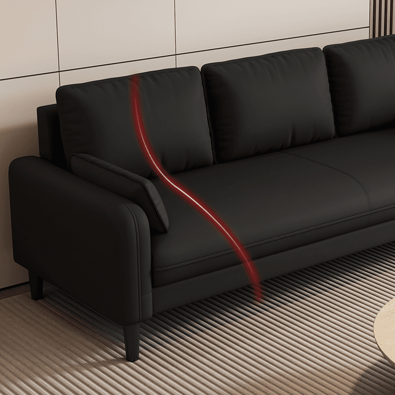 Trendy Water Resistant Standard Sofa/Loveseat/Single Sofa with Pillow Back in Dark Gray/White/Olive Green, Arm Included, Seats 3/2 People/1 Person with 2 Pillows thumbnail 11