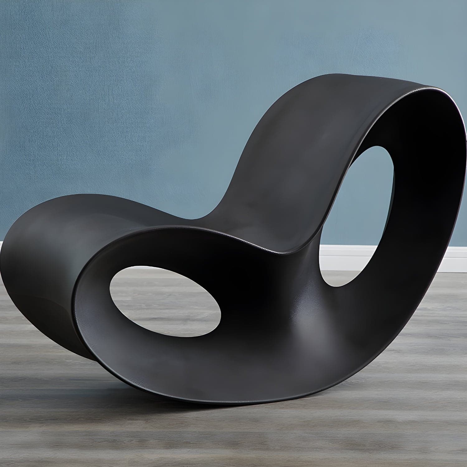 Contemporary Rocking Accent Chair Plastic & Acrylic Rocker Chair - image 1