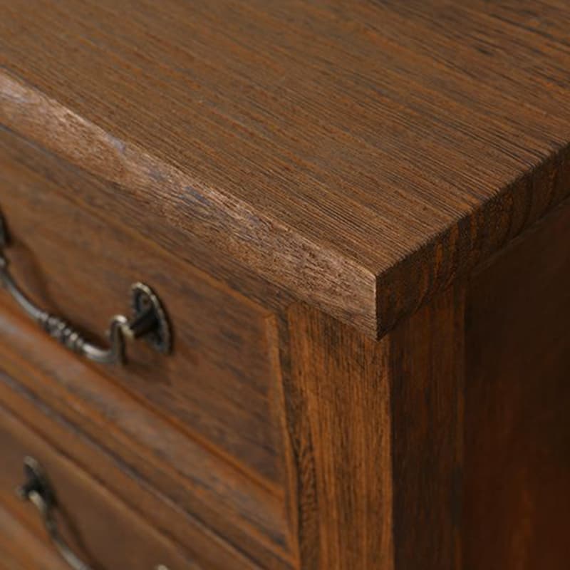 Coastal Style Storage Chest Solid Wood Countertop with Drawers and Doors thumbnail 14