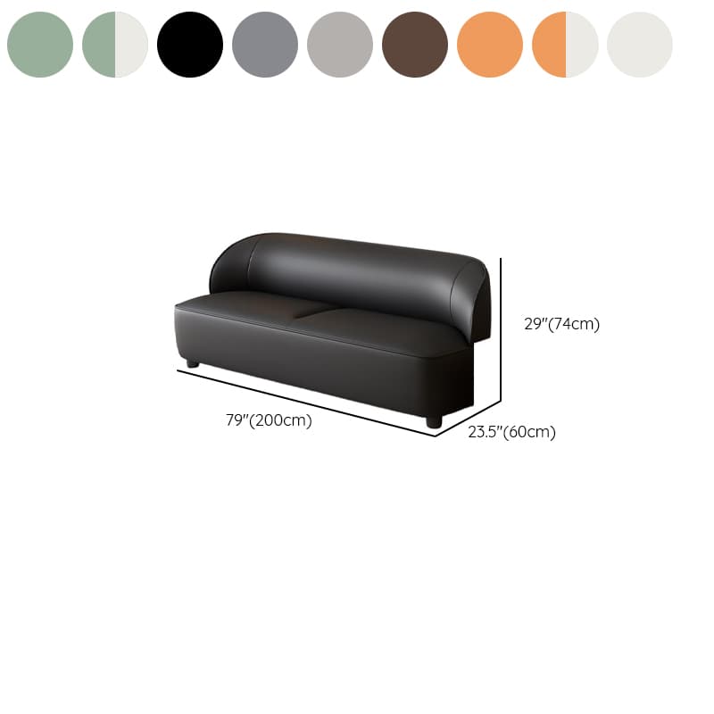 Modish Solid Color Scratch-durable Standard Sofa in Rose/Light Green/Tangerine Color for 2/4 Person/for 3 thumbnail 24