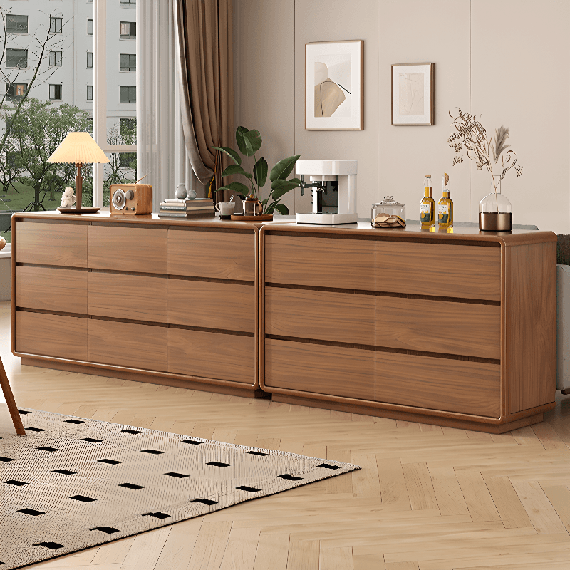 3 Tiers/5 Tiers/4 Tiers Cube Console Dresser/Lingerie Chest/Bachelor Chest in Solid+Engineered Wood with Drawers in a Contemporary Style thumbnail 3