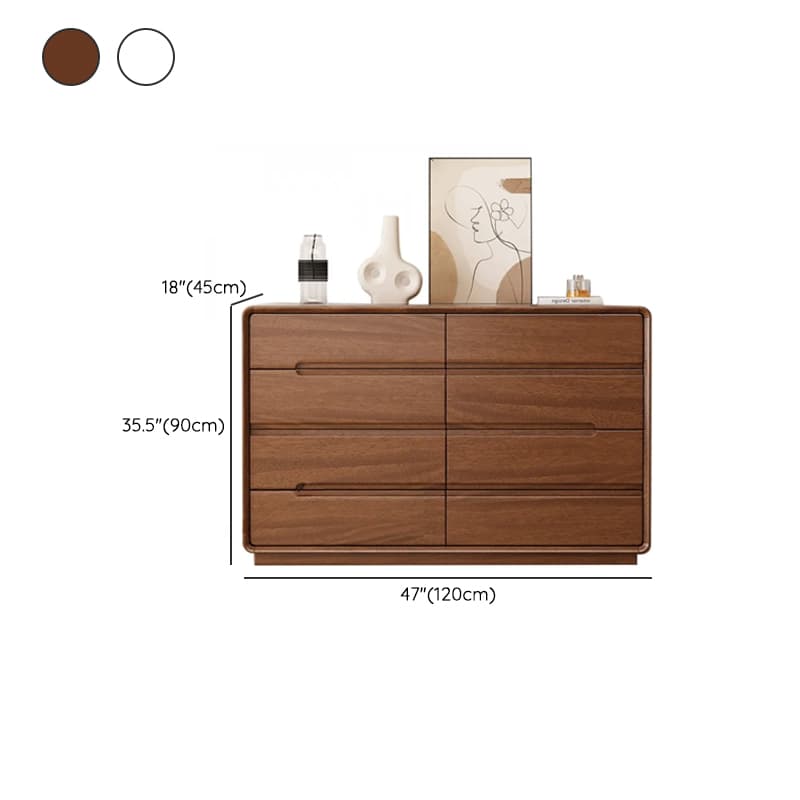 Trendy Raw Wood Horizontal/Vertical Bachelor Chest with 5 Drawers/4 Drawers/6 Drawers thumbnail 19