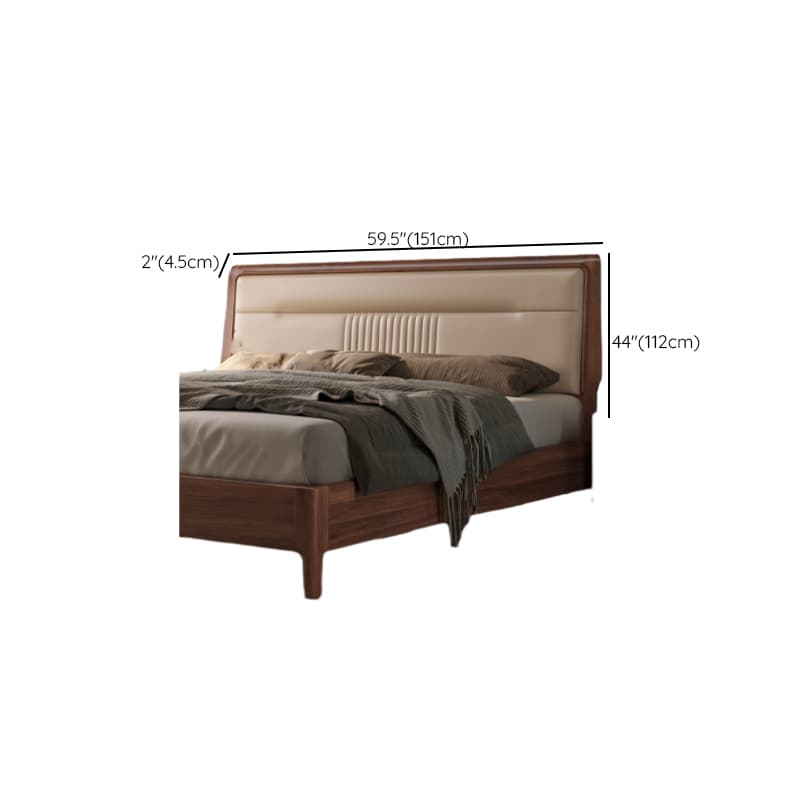Standard（36-55“） Free-standing Standard Rectangle Wood Panel with Sponge Cushion for Full(54"W x 75"L) Bed, No Distressing thumbnail 13