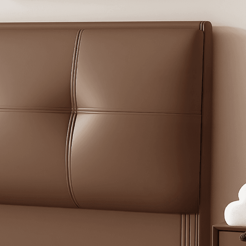 Simplistic Style Panel Headboard with No Distressing, Piled Tufted Rectangular Shape for King/Queen/Full Bed, Sponge Upholstery Fill, Standard Height thumbnail 10