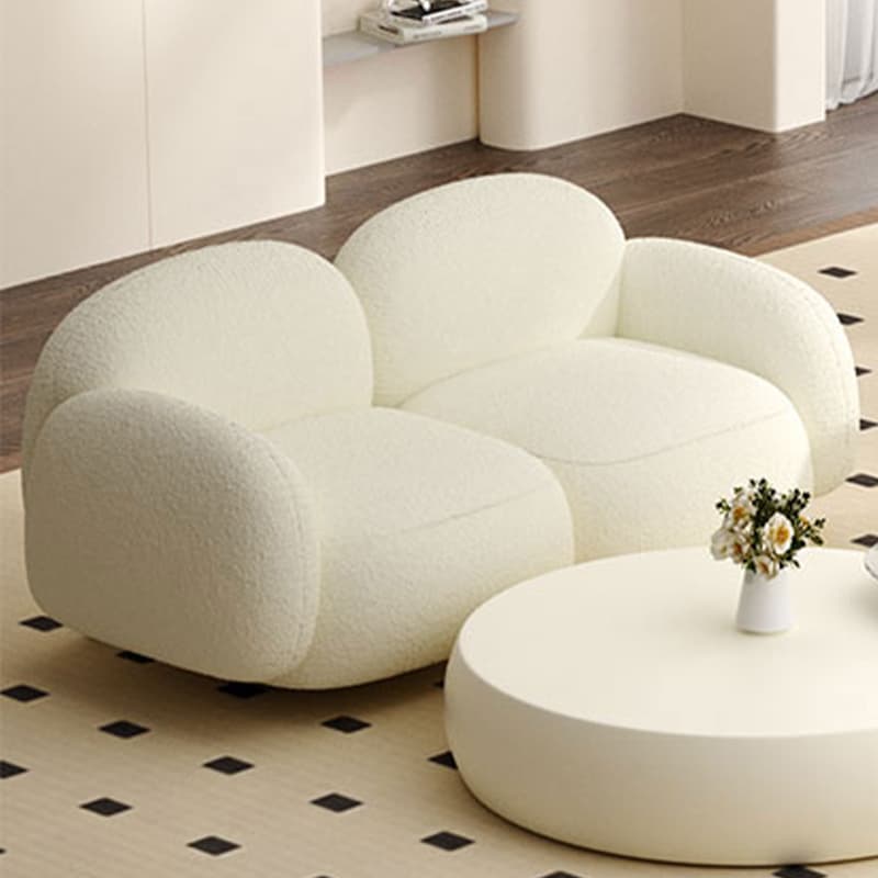 Grey/Green/Coffee Upholstered Cushioned Loveseat with Armrest Living Room thumbnail 11