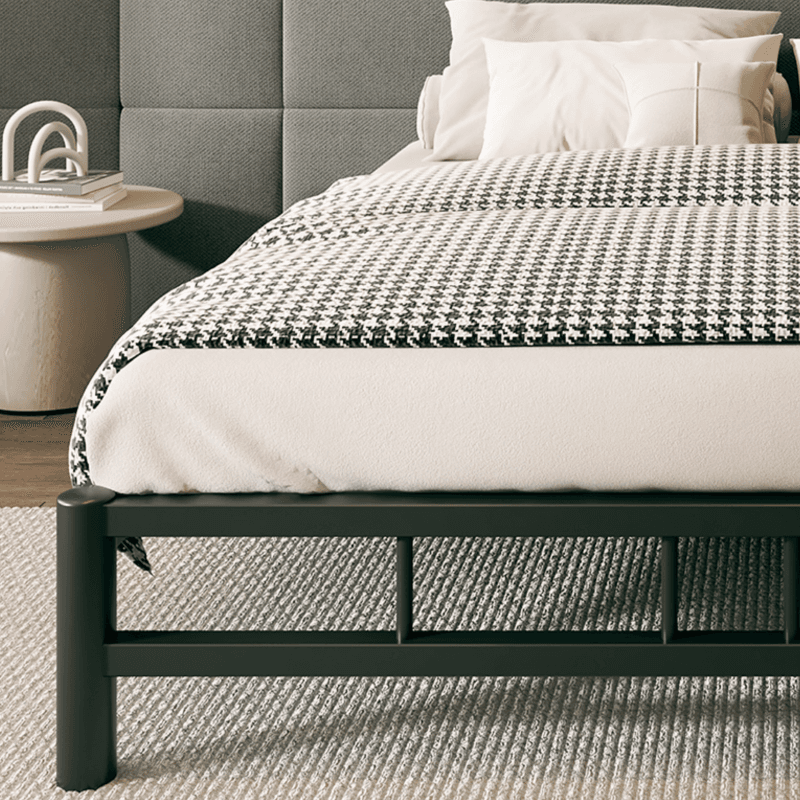 Solid Color Stainless Steel Platform Bed for Bedroom thumbnail 12