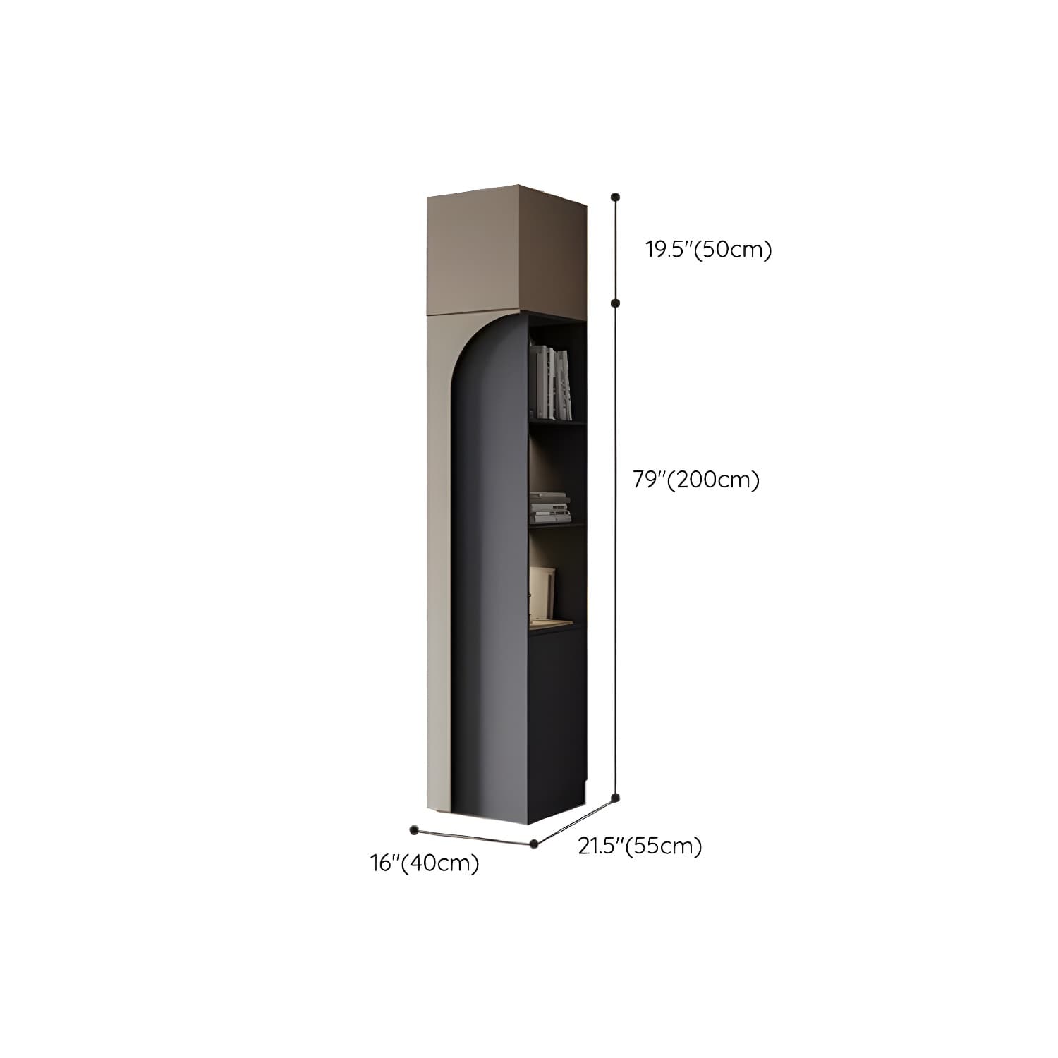 Modern Grey Wood Armoire with Solid Construction and Limited Warranty thumbnail 29