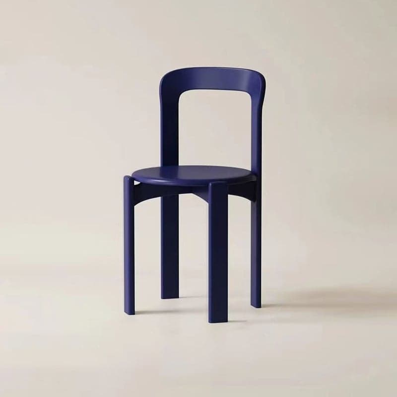 Framed Stable Orange/Green/Blue Solid Wood Side Chair with Foot Pads in a Modern Style thumbnail 2