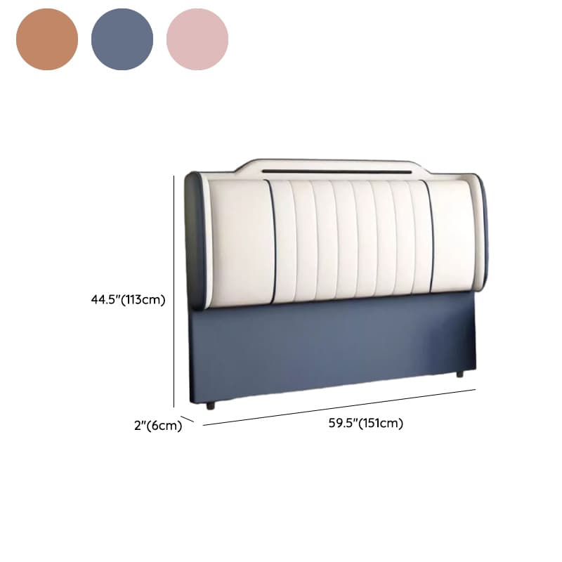 Art Deco Rectangular Wingback Timber Sponge headboard, With Legs, Size Full(54"W x 75"L), height Standard（36-55“） thumbnail 18