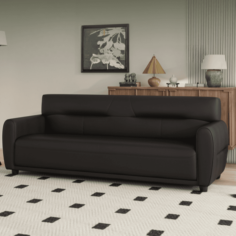 Dark Gray/Sage/Off-White Standard Sofa with Armrest for Drawing Room thumbnail 9
