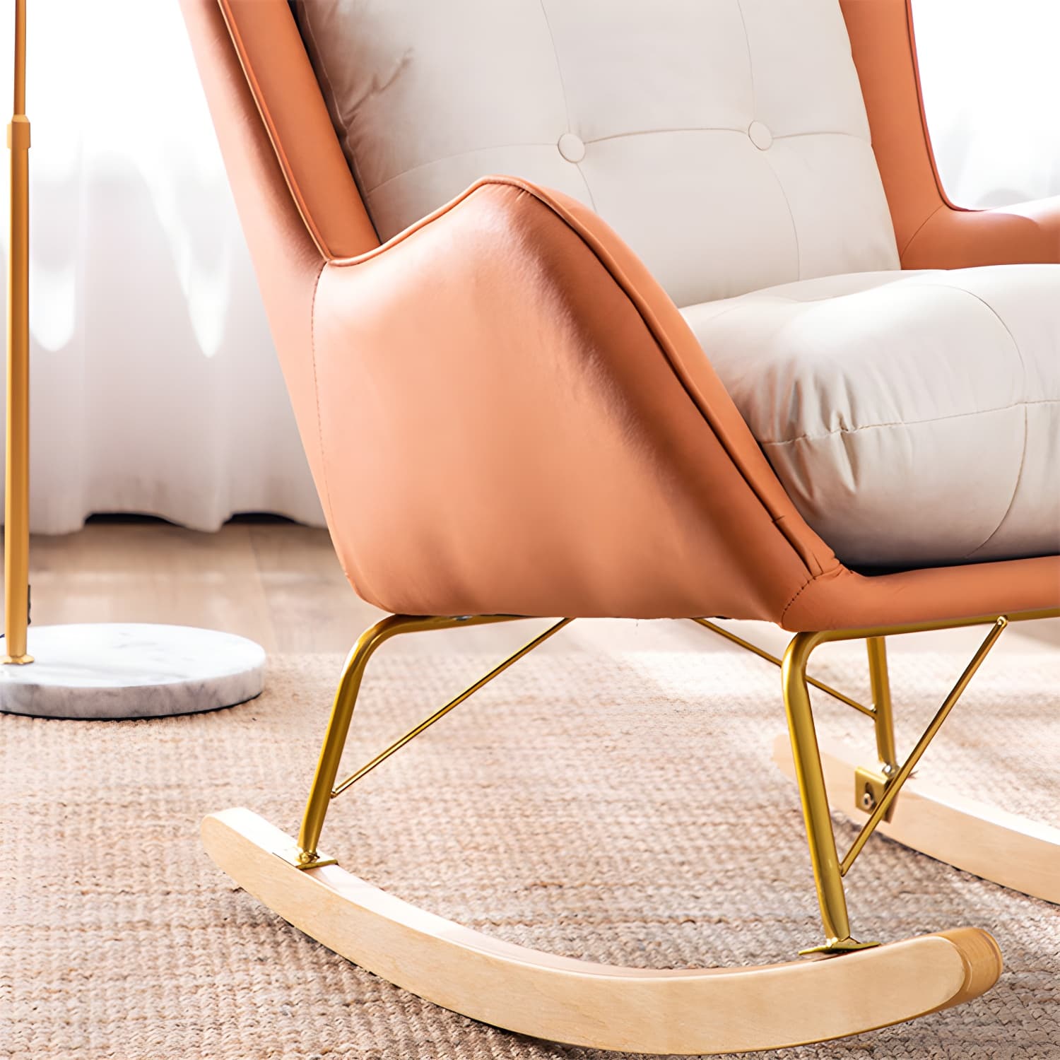 Modern Style Lounge Leisure Rocking Chair Home Lazy Sofa Chair thumbnail 18