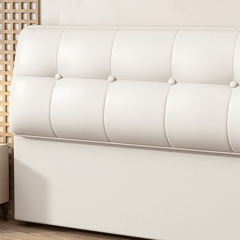 Art Deco Style Panel Headboard with No Distressing, Decorative-stitched Tufting, Rectangle Shape for King/Queen/Full Bed, Sponge Upholstery Fill, Standard Height thumbnail 7