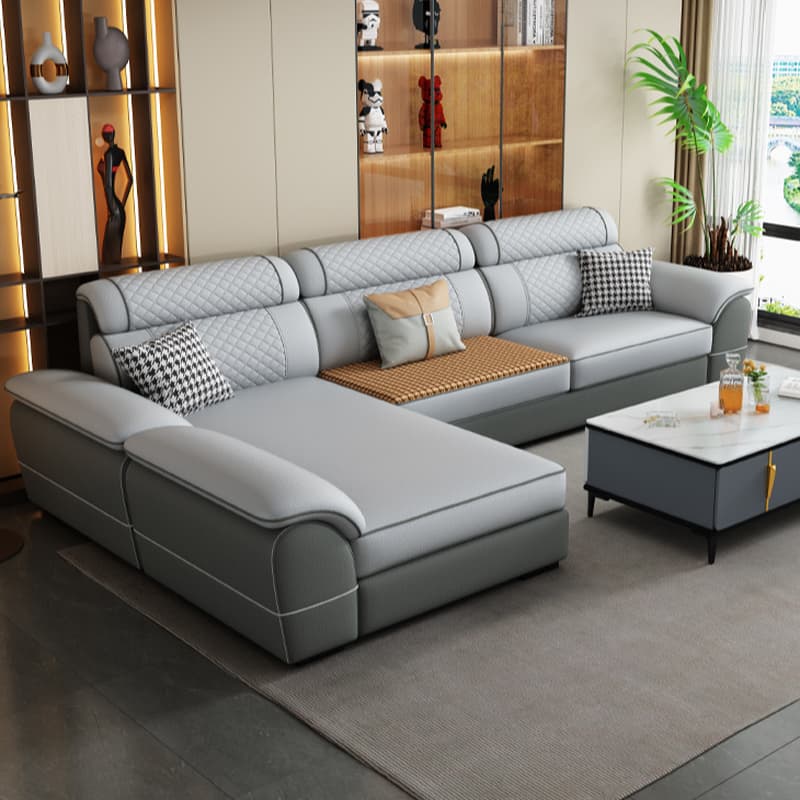 4 Pc L-Shape/Straight Left Hand Facing/Horizontal Sofa Recliner/Sofa Couch for 5 Person thumbnail 4