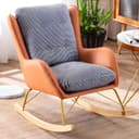 Upholstery Color Orange Houndstooth