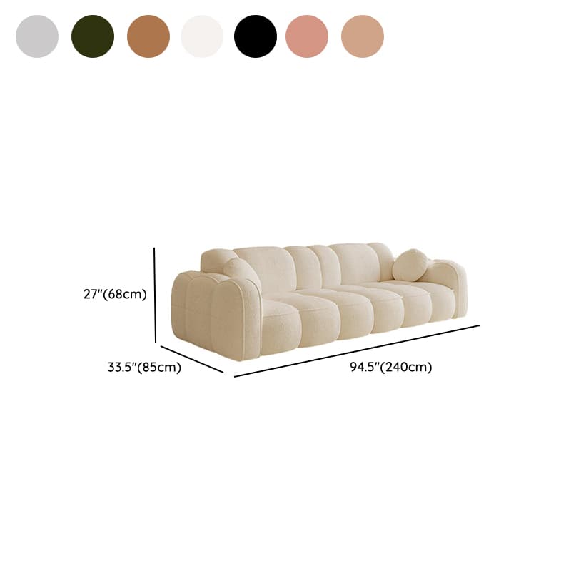 Drawing Room Standard Sofa in Midnight Black/Light Gray/Light Brown with Armrest thumbnail 15