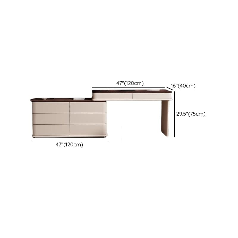 Sleeping Room Scalable Vanity Set/Makeup Vanity with Push-Pull thumbnail 11