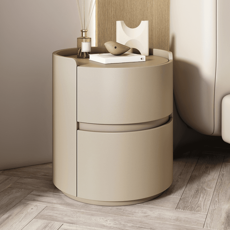 Simple 2 Tiers Nightstand With Drawer Organization, 2 Drawers thumbnail 6