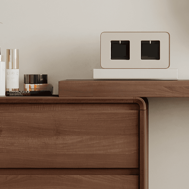 Vanity Set with Solid+Manufactured Wood, Scalable, Sliding, Non-Floating Design thumbnail 4