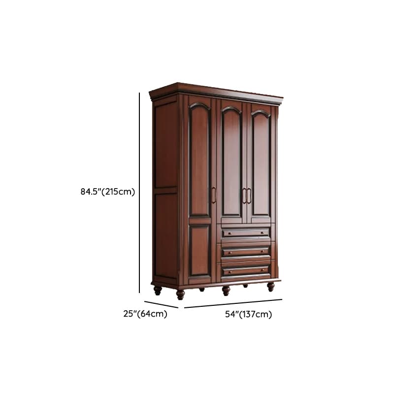 Standalone Wood Armoire Cabinet with Hinged Soft Close Door, Soft Close Drawer & Interior Shelves thumbnail 14
