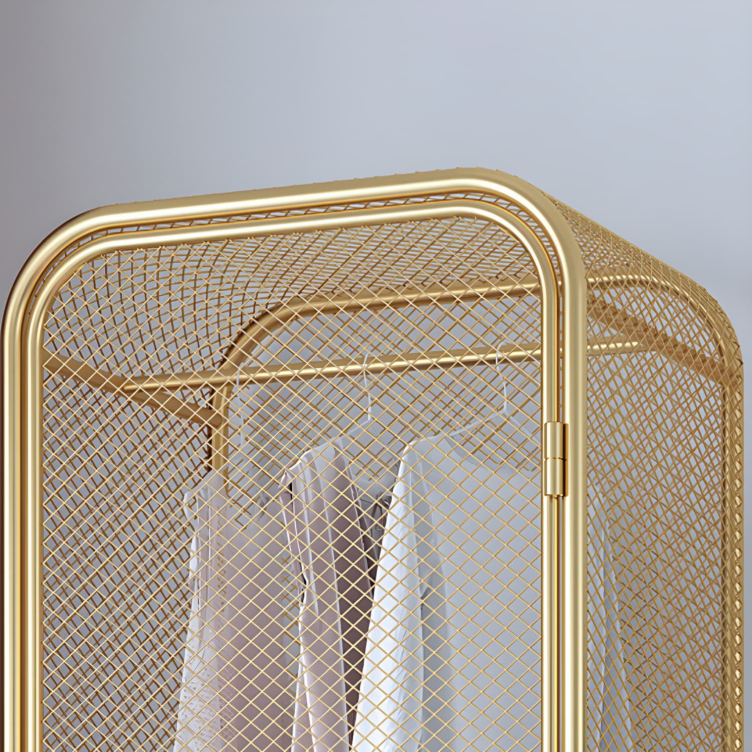 Contemporary Wardrobe Closet Metal Wardrobe Cabinet for Bedroom thumbnail 17