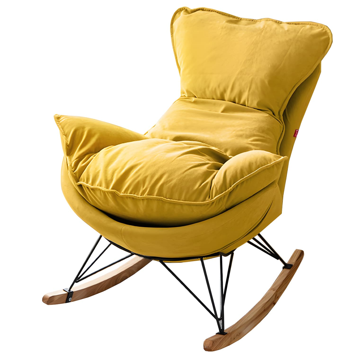 Modern Rocking Chair Solid Wood Rocker Chair with Light Legs thumbnail 20
